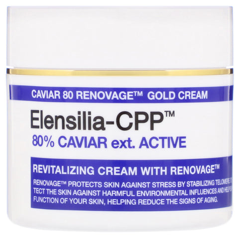 Elensilia, Elensilia-CPP, Caviar 80 Renovage Gold Cream, 50 g
