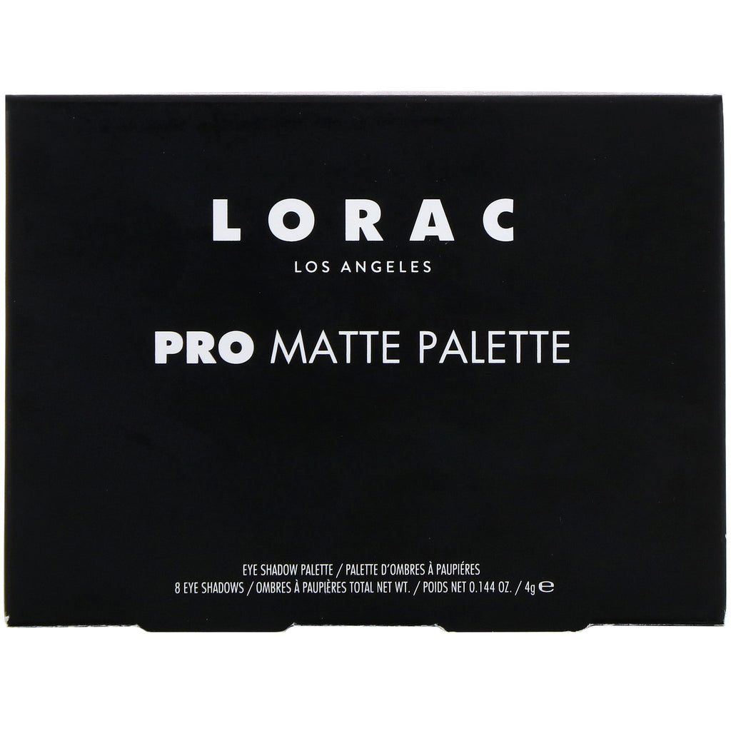 Lorac, Paleta Pro Matte, Paleta de sombras de ojos, 4 g (0,144 oz)