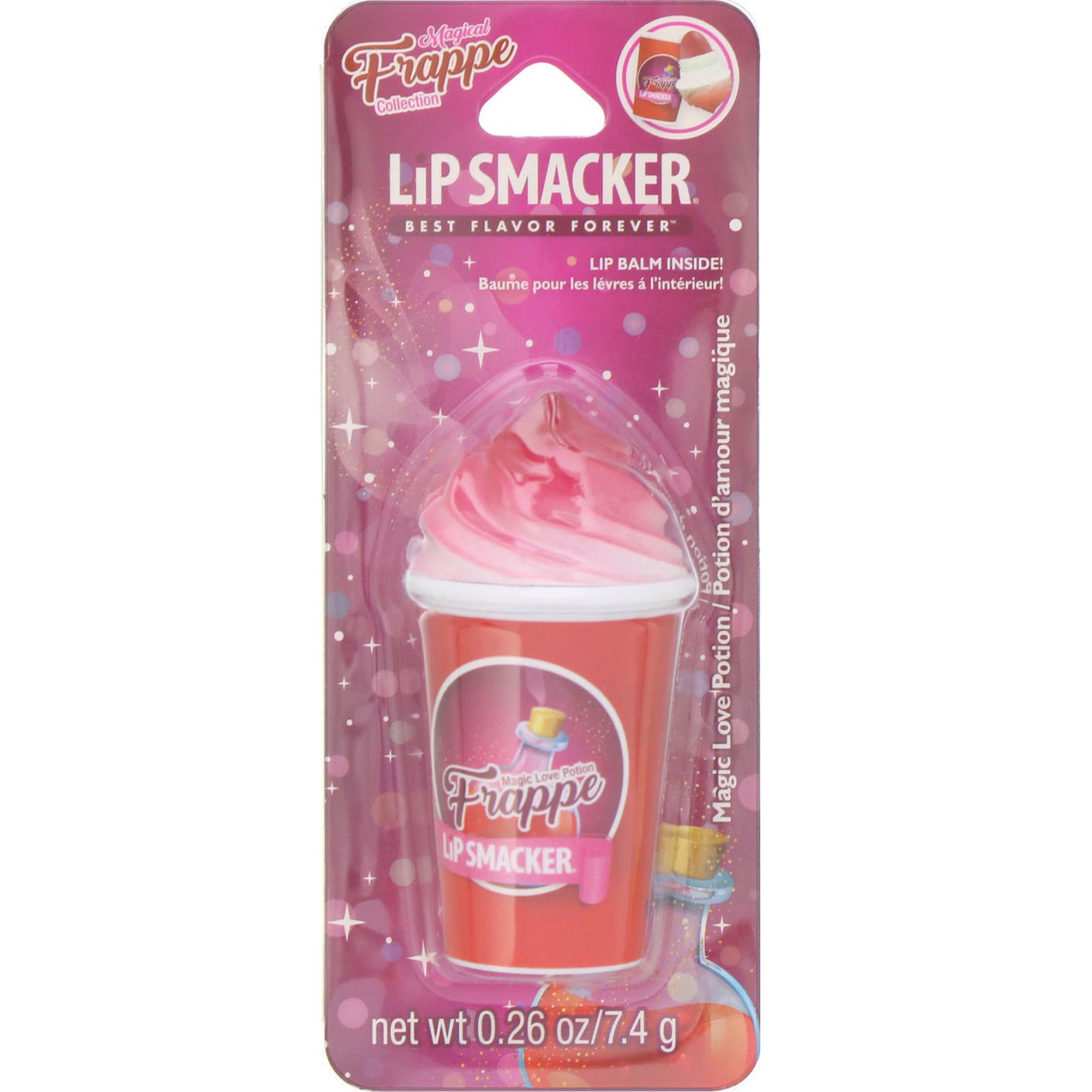 Lip Smacker, Frappe Cup Lip Balm, Magic Love Potion, 0.26 oz (7.4 g)