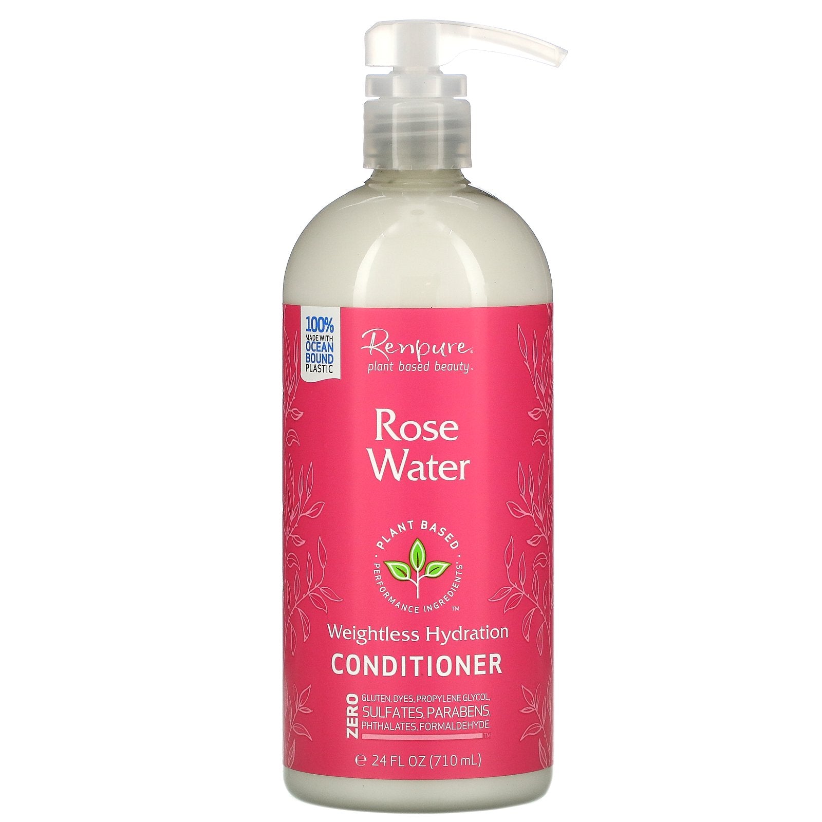 Renpure, Rose Water Conditioner, 24 fl oz (710 ml)