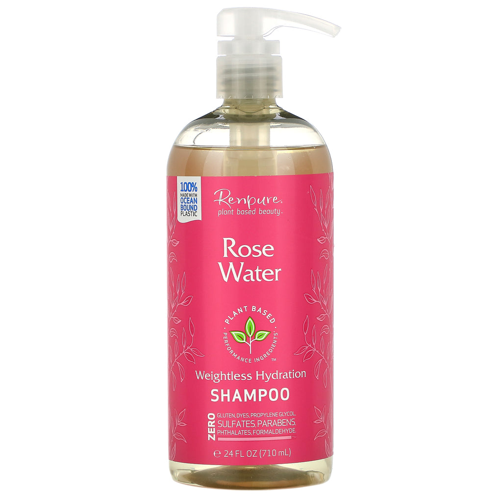 Renpure, Rose Water Shampoo, 24 fl oz (710 ml)