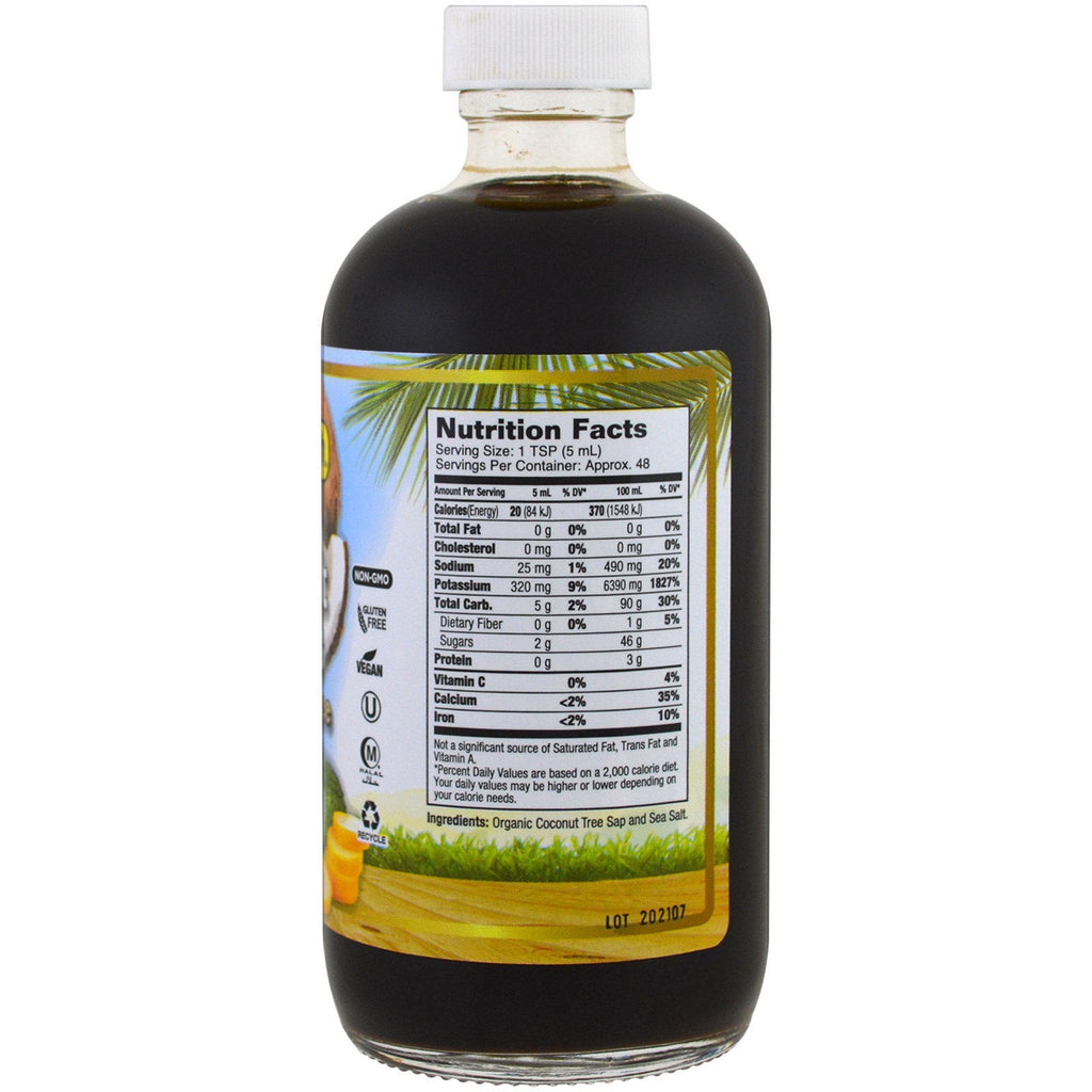Dynamic Health Laboratories, aminoácidos de coco, salsa para condimentar, 8 fl oz (237 ml)