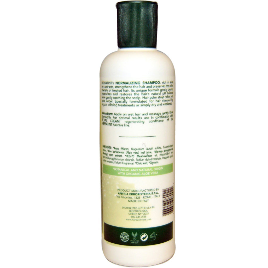 Herbatint, Normaliserende Shampoo, Aloe Vera, 8,79 fl oz (260 ml)