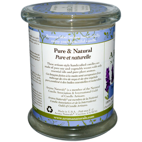 Aroma Naturals, 100 % naturlig soja æterisk olie lys, ro, lavendel, 8,8 oz (260 g)