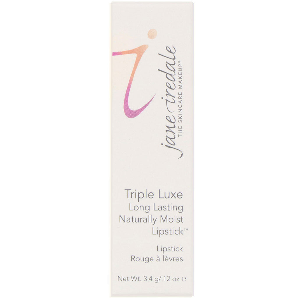 Jane Iredale, Triple Luxe, Long Lasting Naturally Moist Lipstick, Gwen, 0,12 oz (3,4 g)