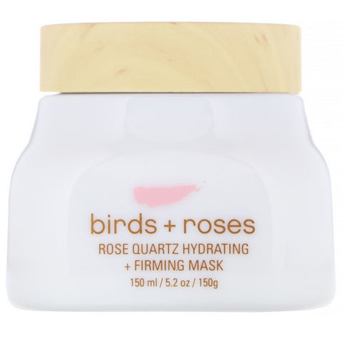 O'o Hawaii, Birds + Roses, Rose Quartz Hydrating + Firming Mask, 5.2 oz (150 g)