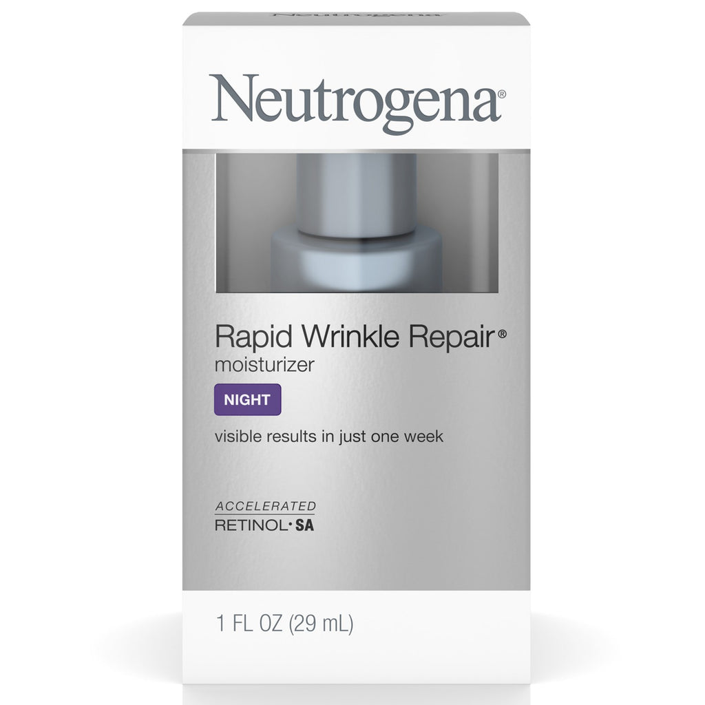 Neutrogena, Reparación rápida de arrugas, Humectante, Noche, 1 fl oz (29 ml)