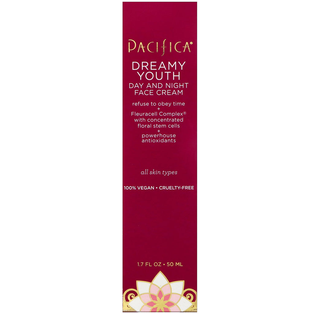 Pacifica, Dreamy Youth, Day and Night Face Cream, Alle hudtyper, 1,7 fl oz (50 ml)