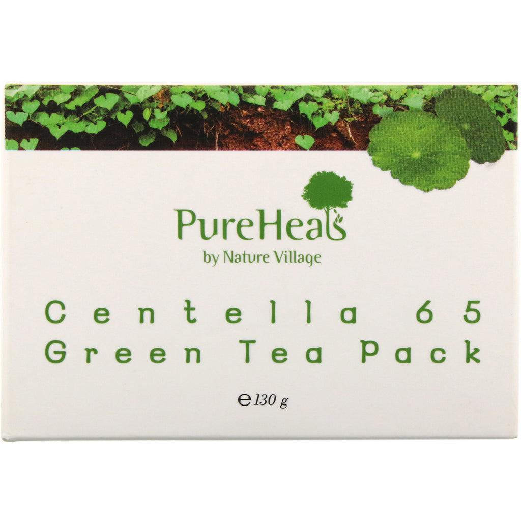 PureHeals, Centella 65 Green Tea Pack, 4,59 oz (130 g)