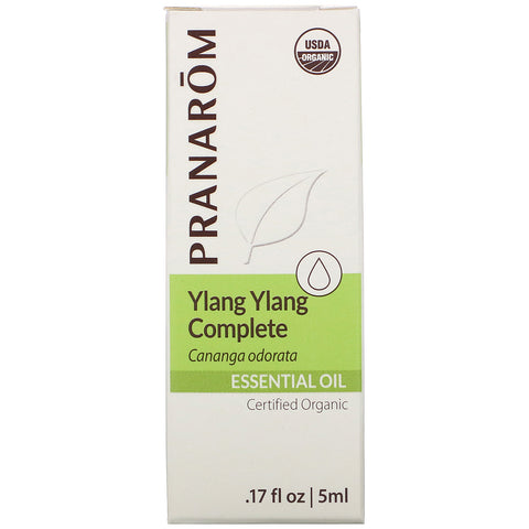 Pranarom, Aceite esencial, Ylang Ylang completo, 0,17 fl oz (5 ml)