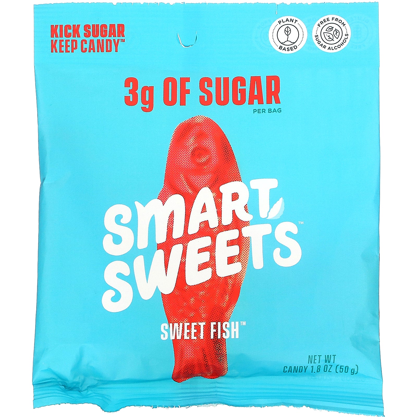 SmartSweets, Sweet Fish, Berry, 1.8 oz (50 g)