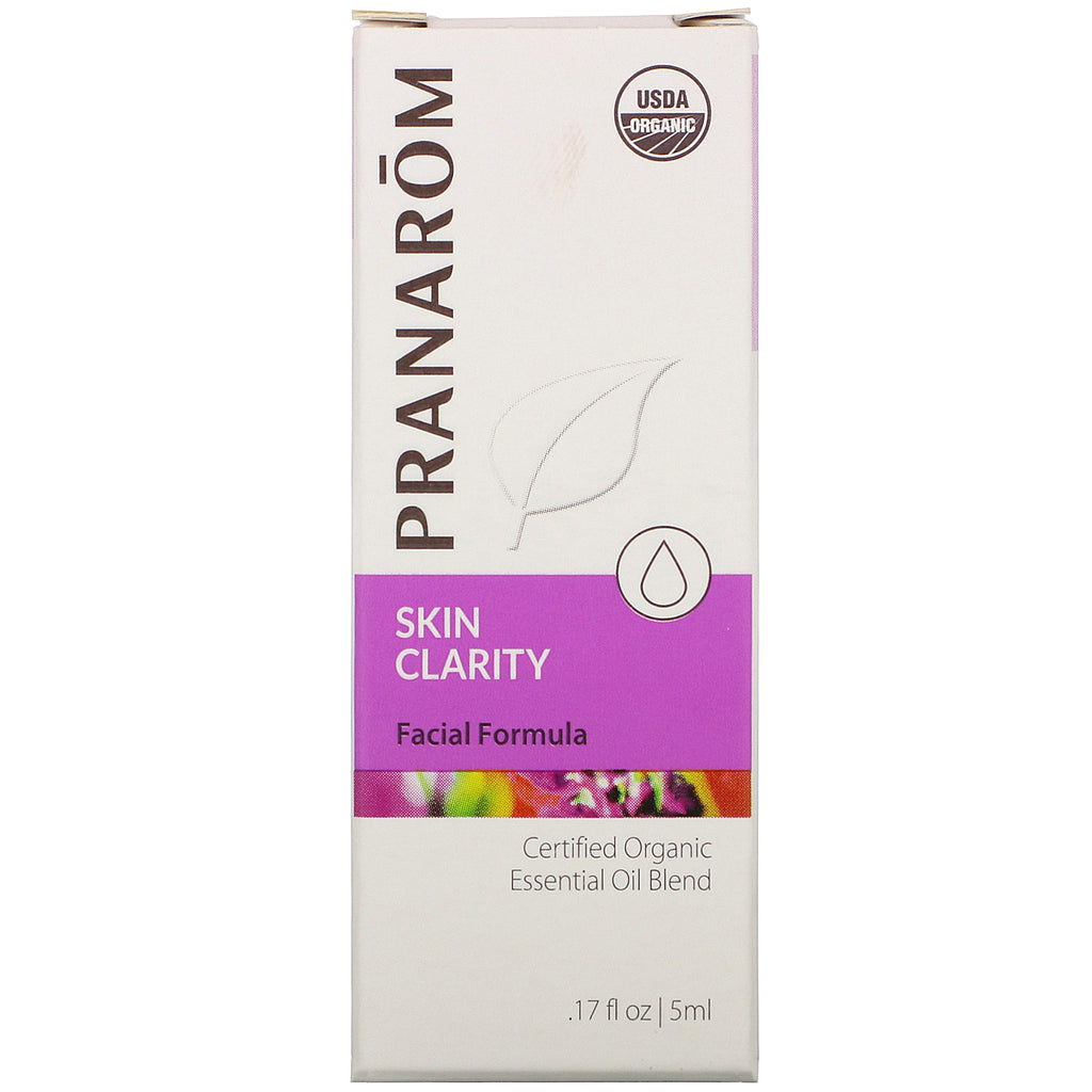 Pranarom, Aceite esencial, claridad de la piel, 0,17 fl oz (5 ml)