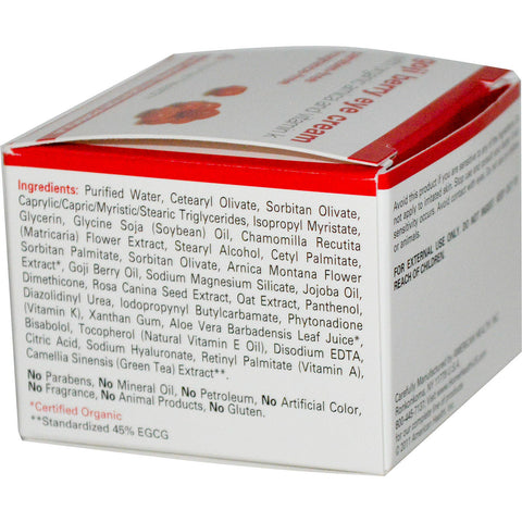 Home Health, Crema para ojos con bayas de Goji, 28 g (1 oz)