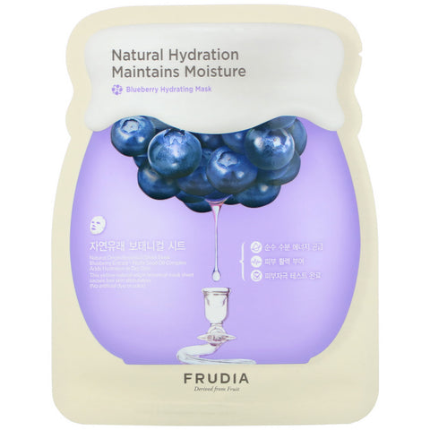 Frudia, Natural Hydration Maintains Moisture, Blueberry Hydrating Mask, 5 Sheets, 0.91 oz (27 ml) Each