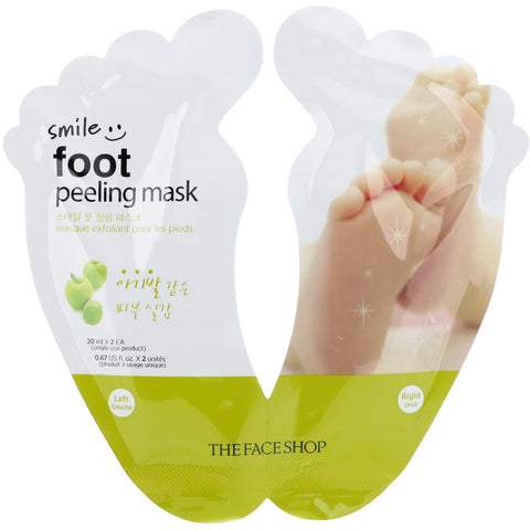 The Face Shop, Smile Foot Peeling Mask, 1 Pair, 0.67 fl oz (20 ml) Each