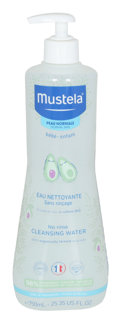 Mustela Physiobebe rensevand 750 ml