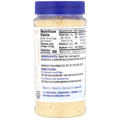 Peanut Butter & Co., Peanut Powder, Original, 6,5 oz (184 g)