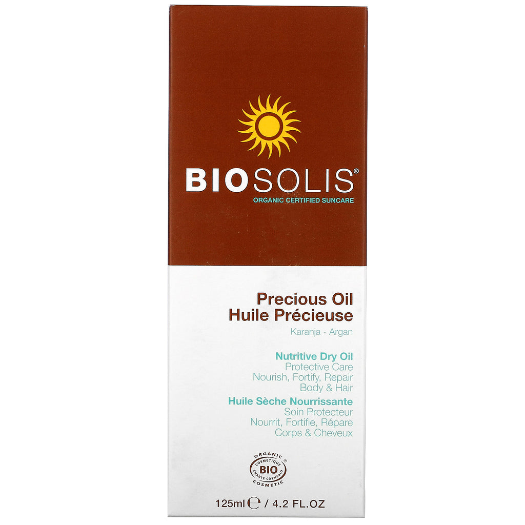 Biosolis, Precious Oil, Argán, Aceite seco nutritivo, 4,2 fl oz (125 ml)
