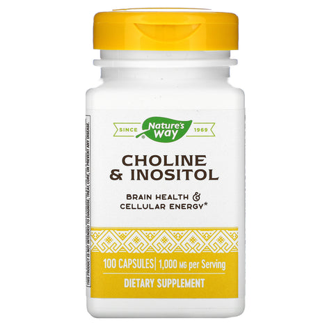 Nature's Way, Choline & Inositol, 1,000 mg, 100 Capsules