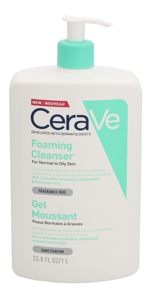 CeraVe Limpiador Espumoso con Bomba 1000 ml