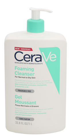 CeraVe Limpiador Espumoso con Bomba 1000 ml