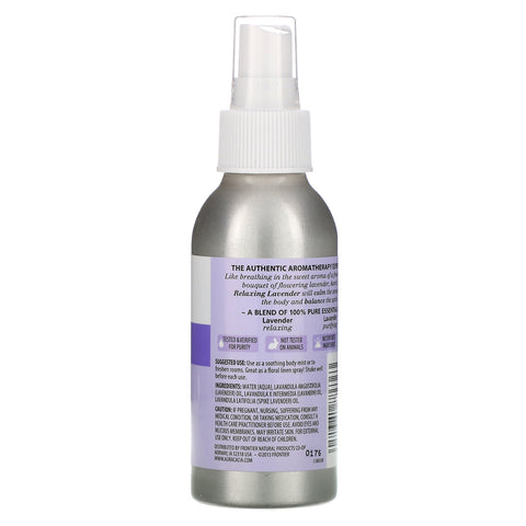 Aura Cacia, Aromaterapi Room & Body Mist, afslappende lavendel, 4 fl oz (118 ml)