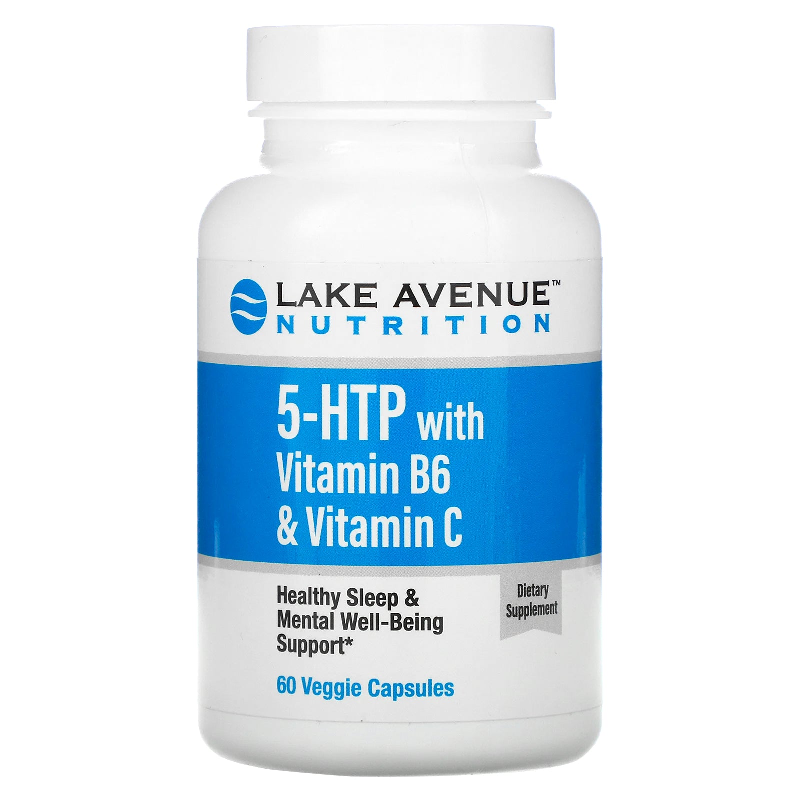 Lake Avenue Nutrition, 5-HTP with Vitamin B6 & Vitamin C,  60 Veggie Capsules