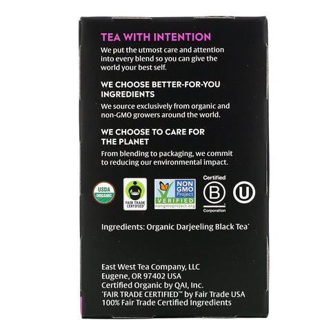 Choice Teas, té negro, Darjeeling, 16 bolsitas de té, 32 g (1,12 oz)