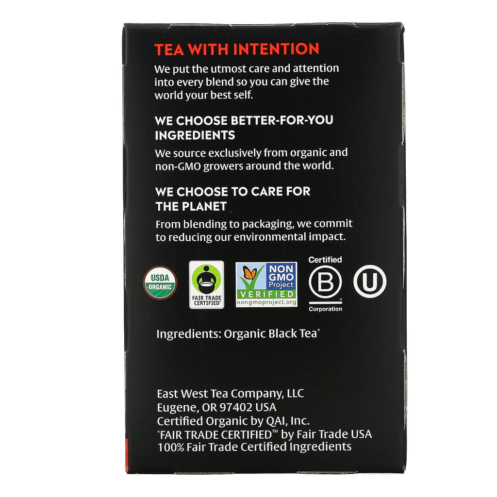 Choice Teas, té negro, desayuno inglés, 16 bolsitas de té, 32 g (1,12 oz)