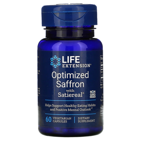 Life Extension, Optimized Saffron with Satiereal, 60 Vegetarian Capsules