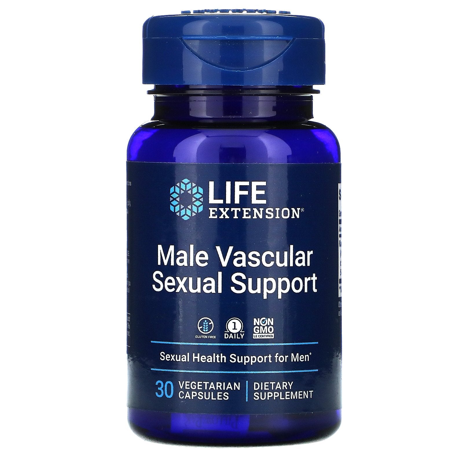 Life Extension, Male Vascular Sexual Support, 30 Vegetarian Capsules