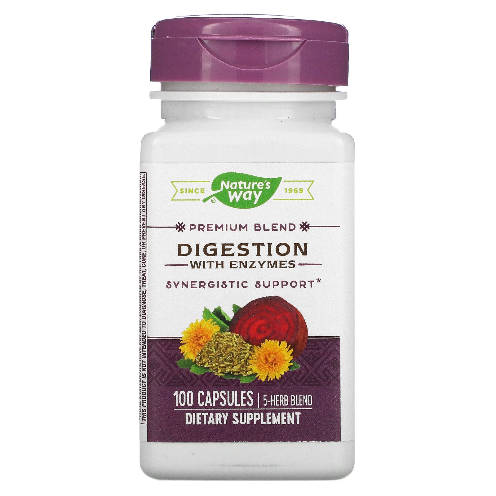 Nature's Way, Digestion with Enzymes, 100 Capsules