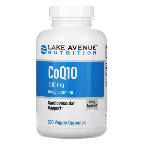 Lake Avenue Nutrition, CoQ10, USP Grade, 100 mg, 360 Veggie Capsules