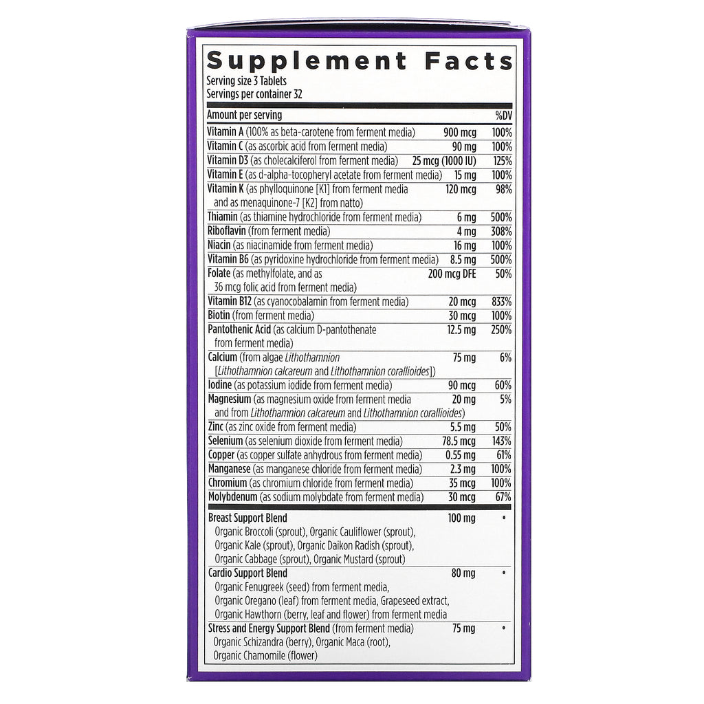 New Chapter, Women's 40+ Advanced Multivitamin, 96 Vegetarian Tablets