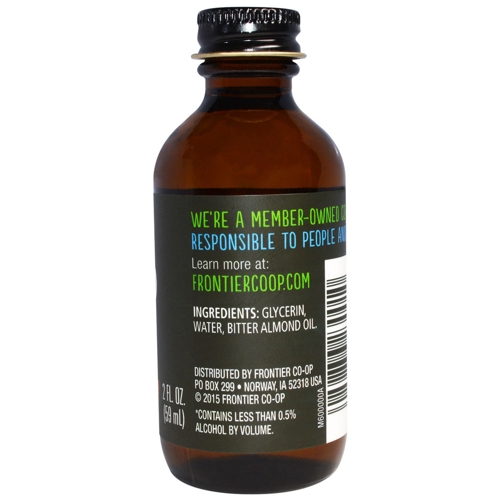 Frontier Natural Products, mandelsmag, ikke-alkoholisk, 2 fl oz (59 ml)