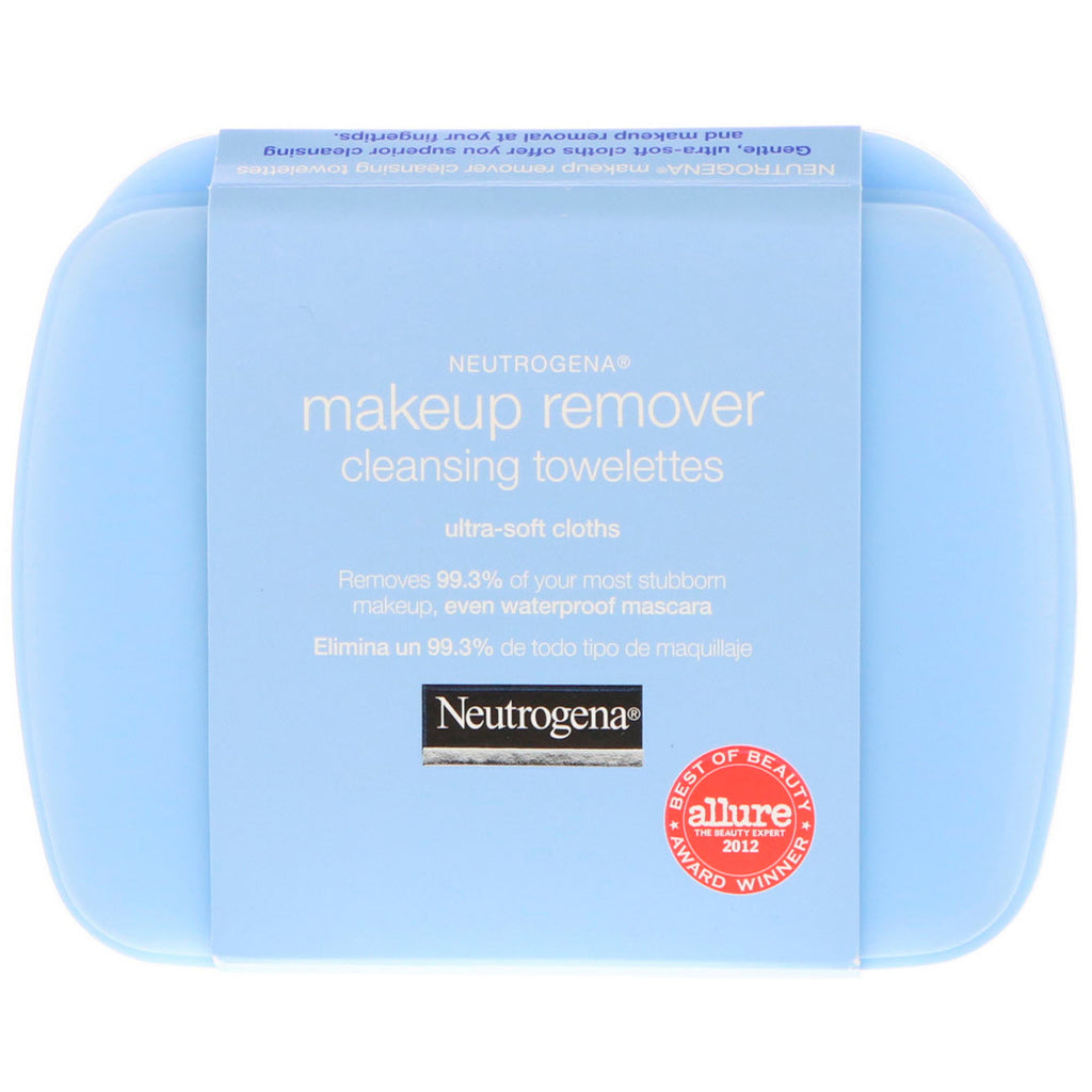 Neutrogena, Makeup Remover Cleansing Towelettes, Ultra-Soft Cloths, 25 Pre-Moistened Towelettes
