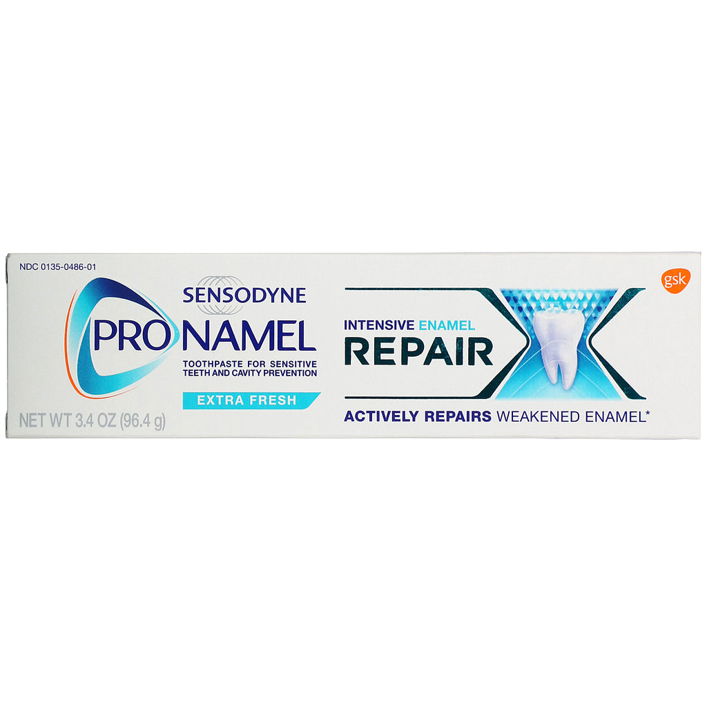 Sensodyne, ProNamel, Intensive Enamel Repair Tandpasta, Extra Fresh, 3,4 oz (96,4 g)