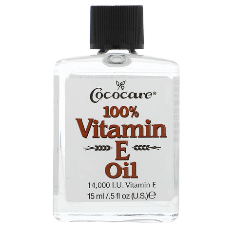 Cococare, 100% Vitamin E Oil, .5 fl oz (15 ml)