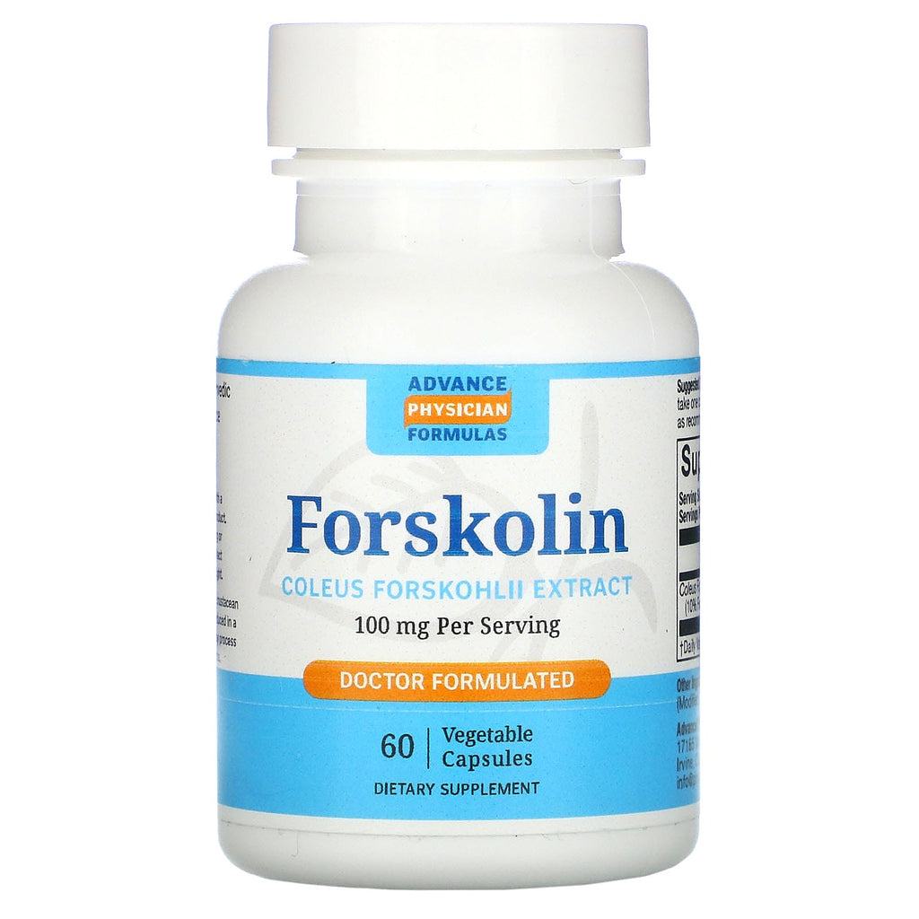 Advance Physician Formulas, Forskolin, Coleus Forskohlii Extract, 100 mg, 60 Vegetable Capsules