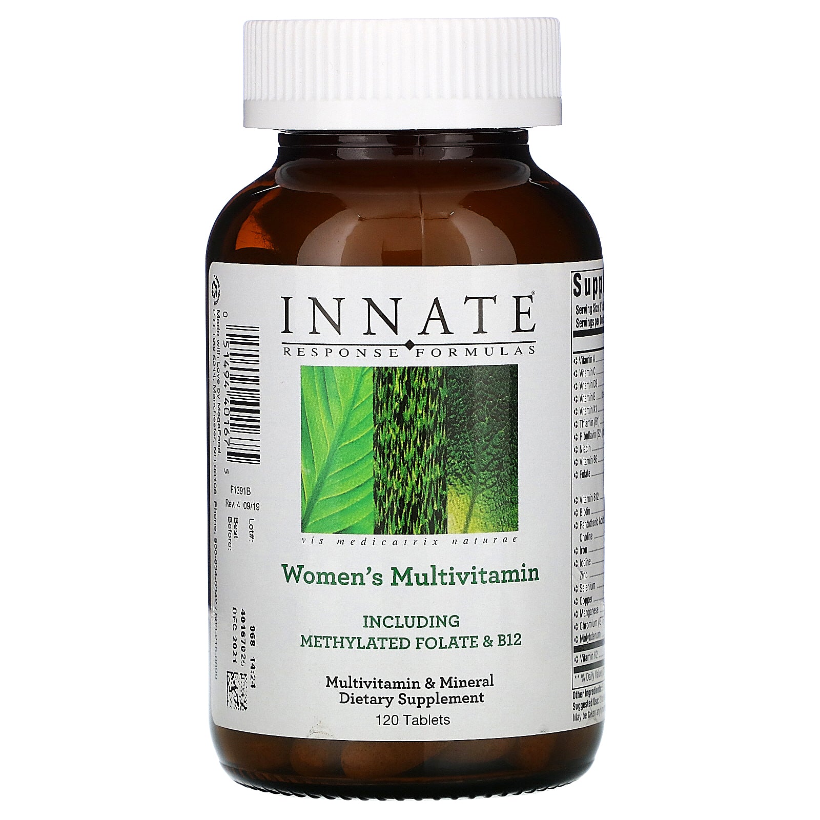 Innate Response Formulas, Women's Multivitamin, 120 Tablets