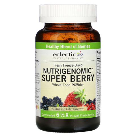 Eclectic Institute, Fresh Freeze-Dried, Nutrigenomic Super Berry, Whole Food POWder, 3.2 oz (90 g)