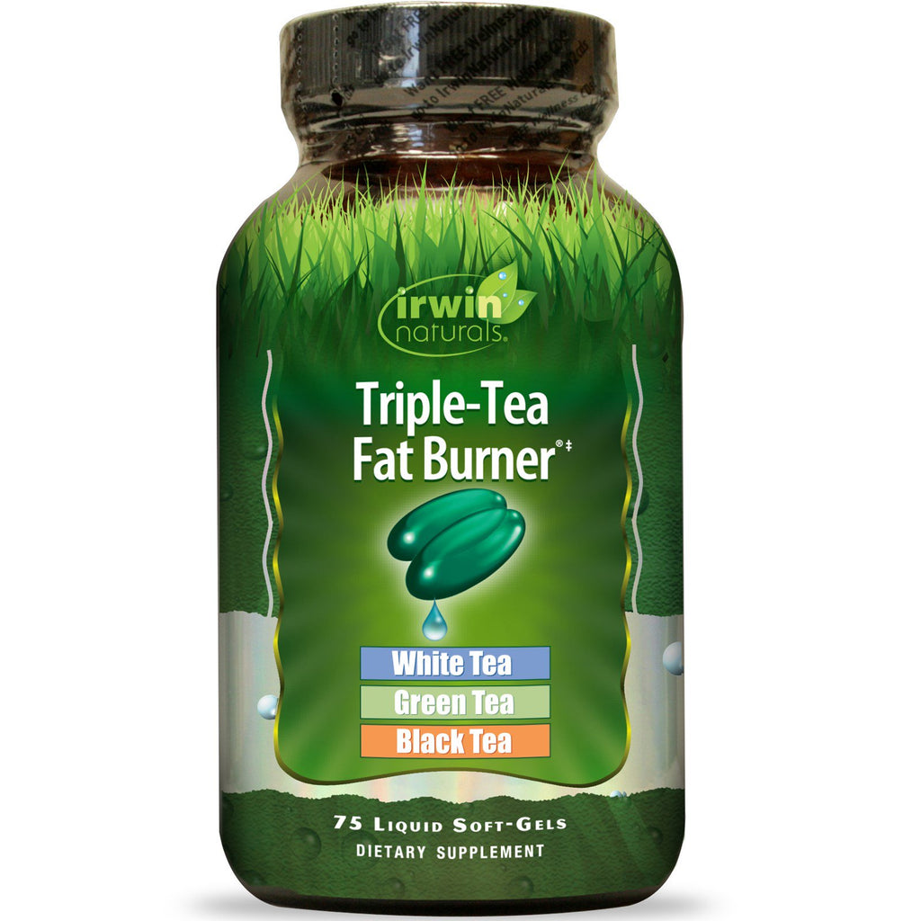 Irwin Naturals, Triple-Tea Fat Burner, 75 Liquid Softgels