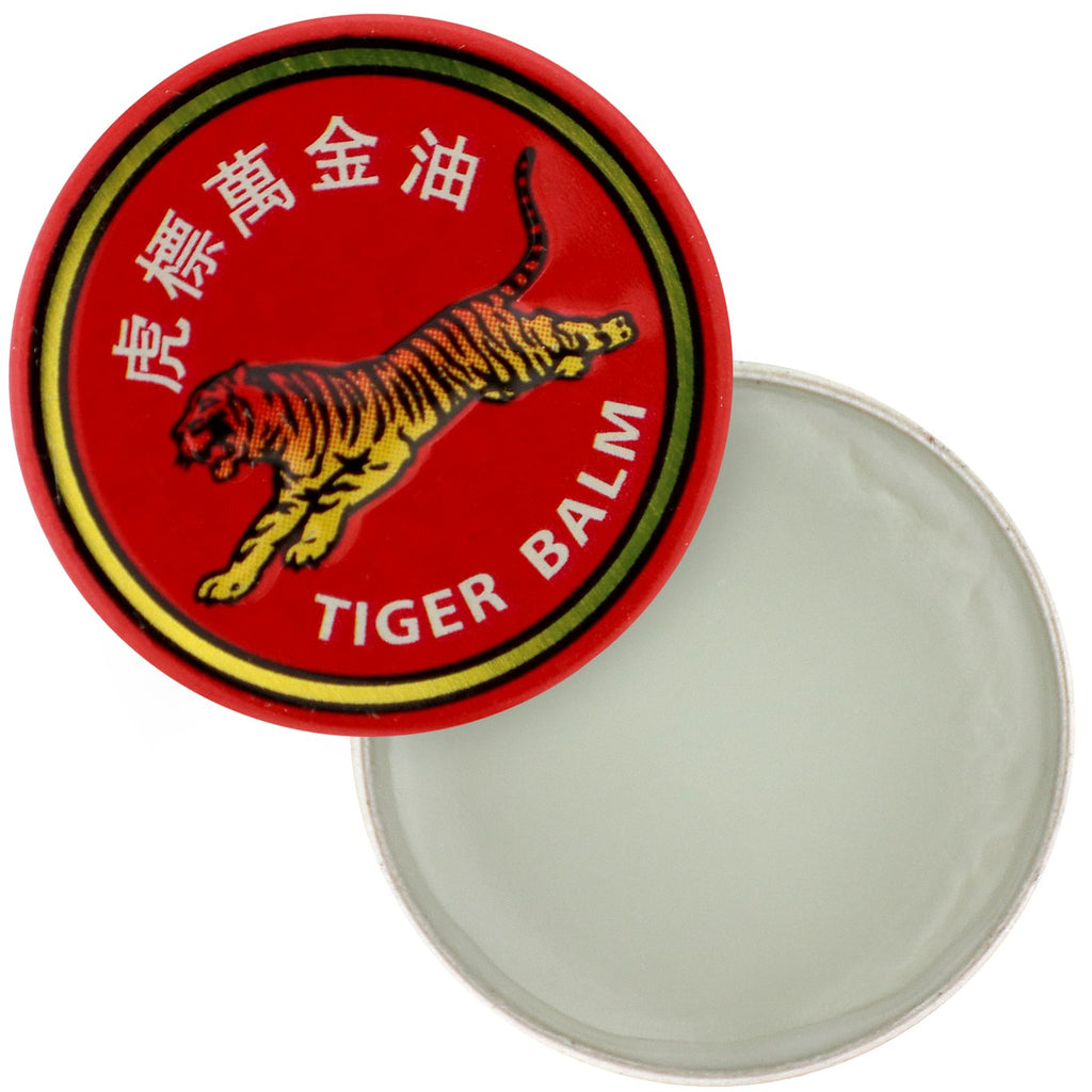 Tigerbalsam, smertestillende salve, hvid regelmæssig styrke, 0,14 oz (4 g)