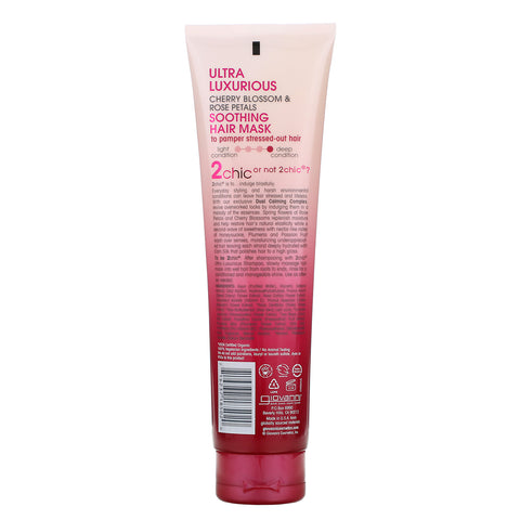 Giovanni, 2chic, Ultra-Luxurious, Soothing Hair Mask, Cherry Blossom & Rose Petals, 5.1 fl oz (150 ml)