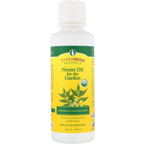 Organix South, TheraNeem Naturals, Neem Oil for the Garden, Garden and Houseplants, 16 fl oz (480 ml)