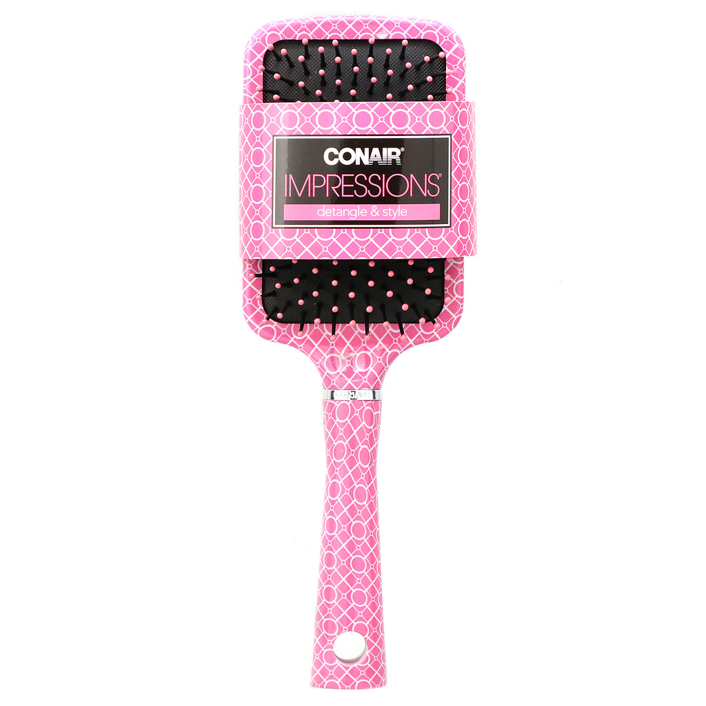 Conair, Impressions, Detangle &amp; Style Hair Brush, 1 børste