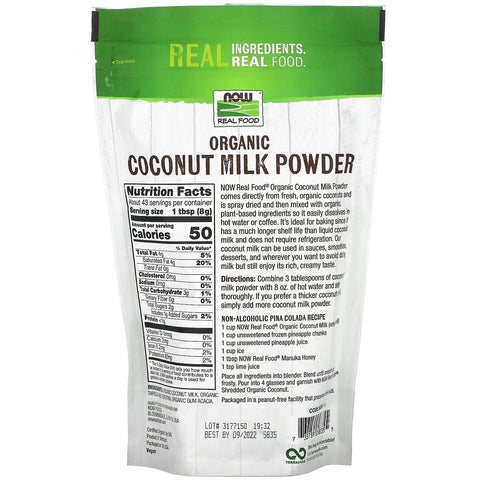 Now Foods, Real Food,  Coconut Milk Powder, 12 oz (340 g)