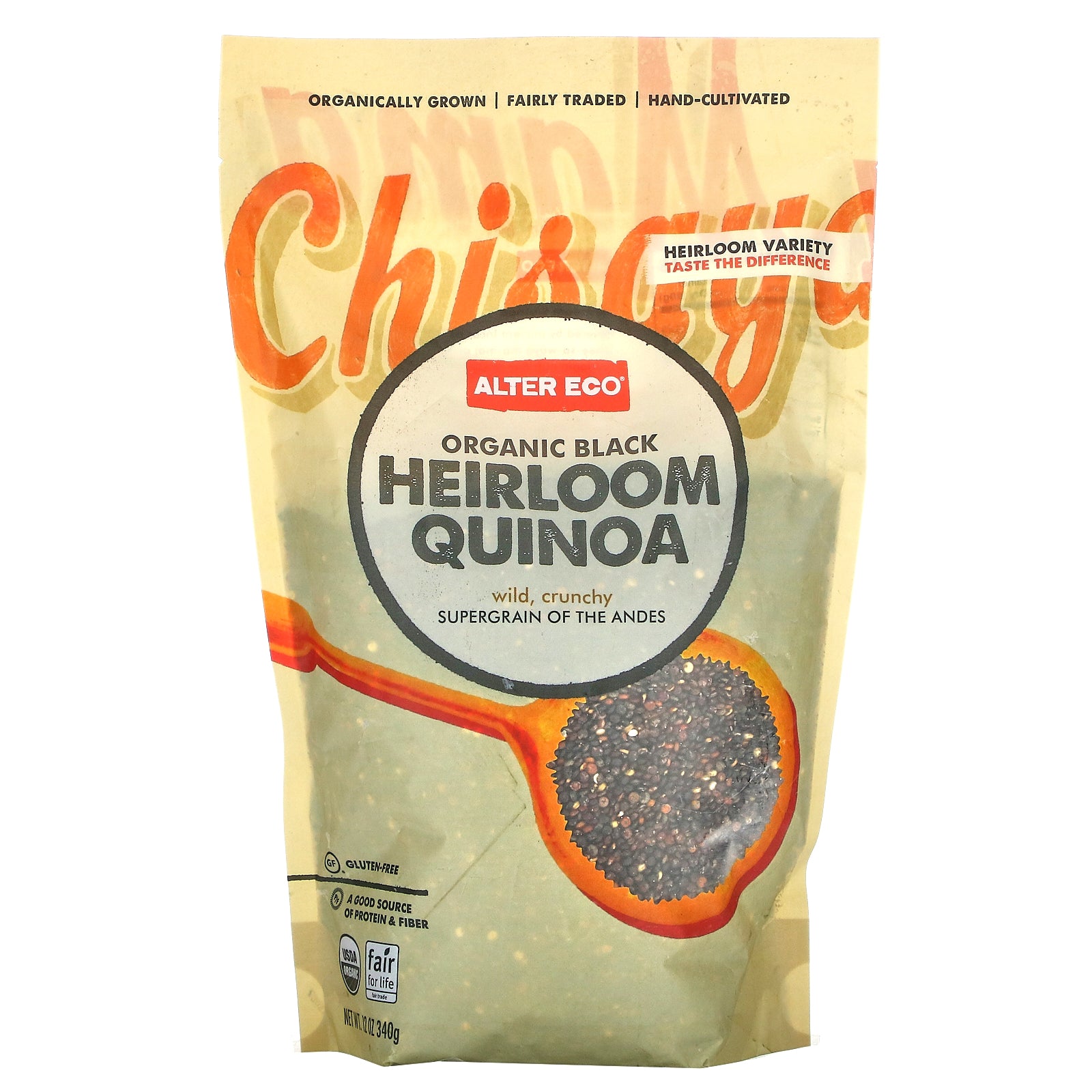 Alter Eco, Organic Black Heirloom Quinoa, 12 oz (340 g)