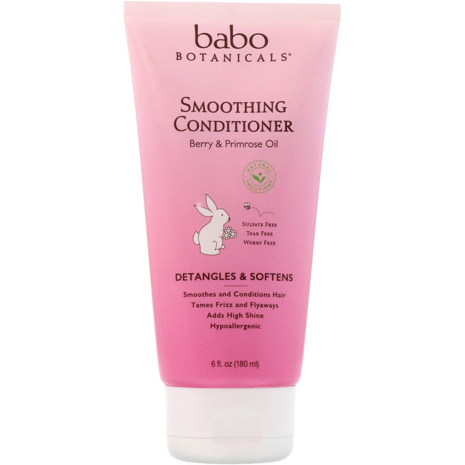 Babo Botanicals, Smoothing Conditioner, Berry & Evening Primerose, 6 fl oz (180 ml)