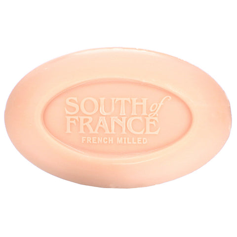 Sur de Francia, Rosa silvestre trepadora, jabón ovalado molido francés con manteca de karité, 6 oz (170 g)